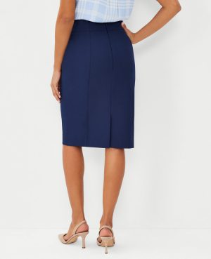The Petite Seamed Pencil Skirt in Bi-Stretch