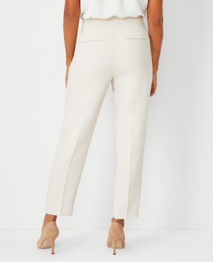 The Petite Side Zip Ankle Pant in Fluid Crepe – Curvy Fit