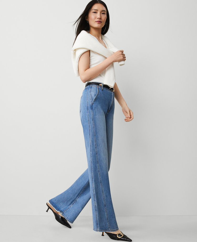 The Seamed Wide-Leg Jean