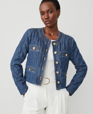 Denim Quilted Jacket