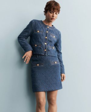 Denim Quilted Jacket