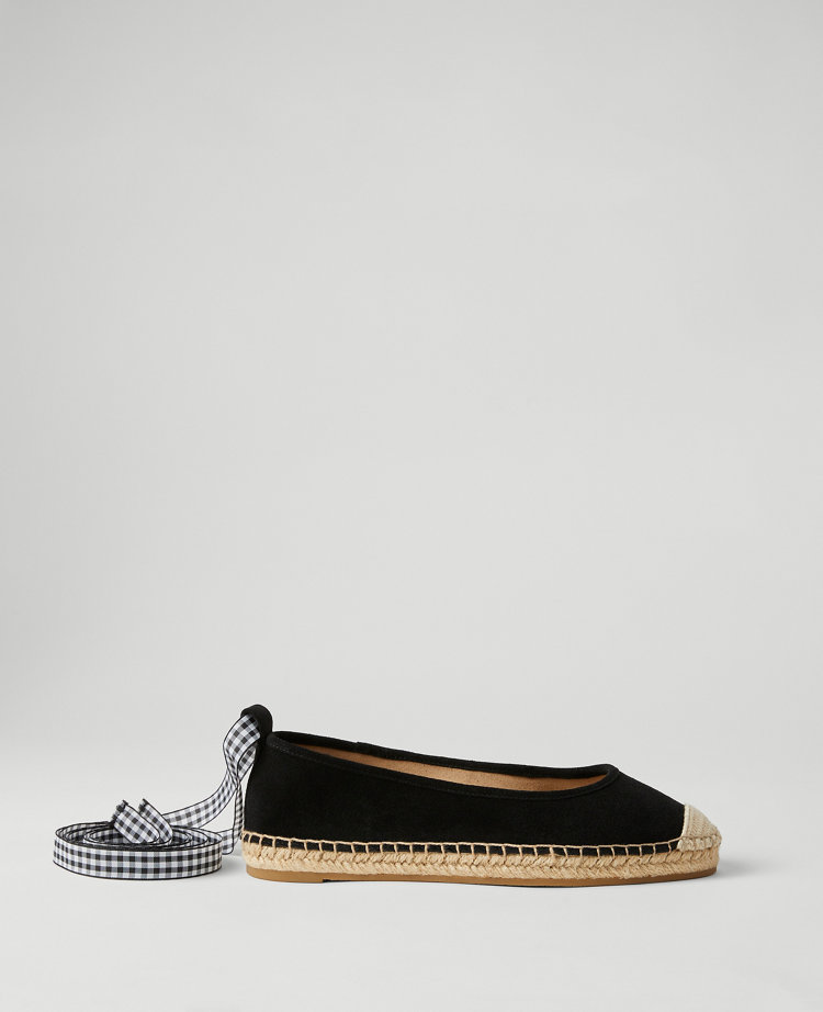 Suede Espadrille Flat