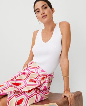 Geo Knot Wrap Pencil Skirt