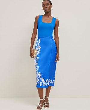 Satin Midi Wrap Skirt