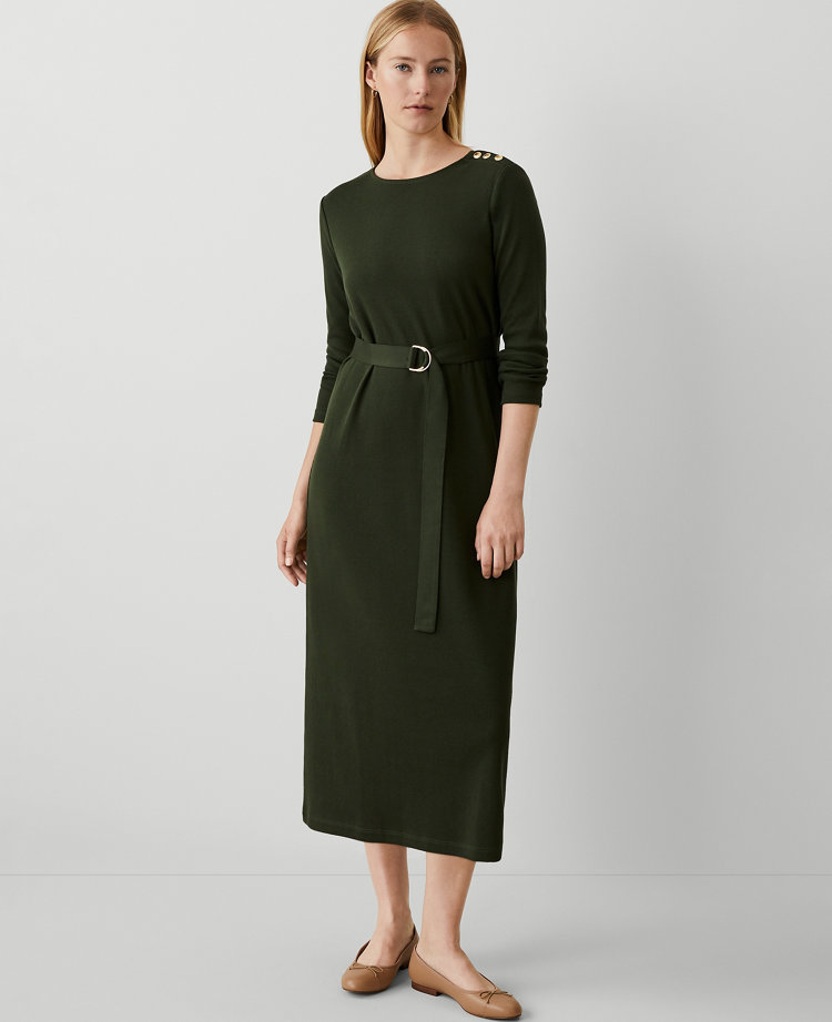 Petite Column Midi Dress