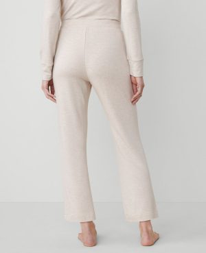Heathered Wide-Leg Lounge Pant