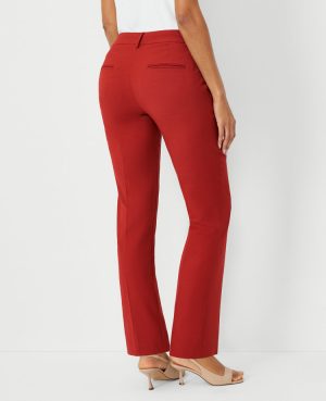 The Petite Straight Pant in Lightweight Weave – Curvy Fit