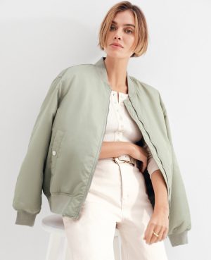 Petite Weekend Collection Bomber Jacket