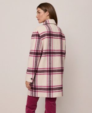 Weekend Collection Plaid Cocoon Coat