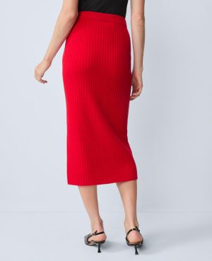 Ribbed Sweater Skirt