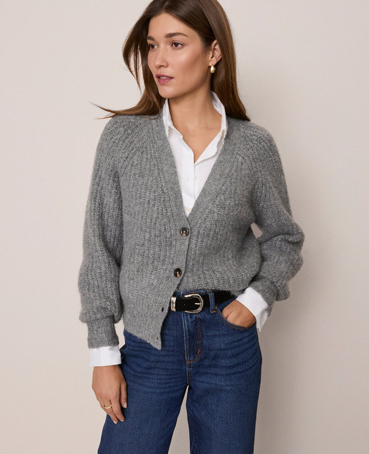 Weekend Collection Cozy Ribbed Cardigan