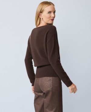 Cashmere Off-The-Shoulder Sweater