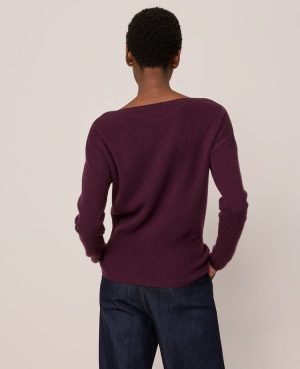 Cashmere Off-The-Shoulder Sweater