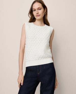 Petite Tweed Sweater Shell