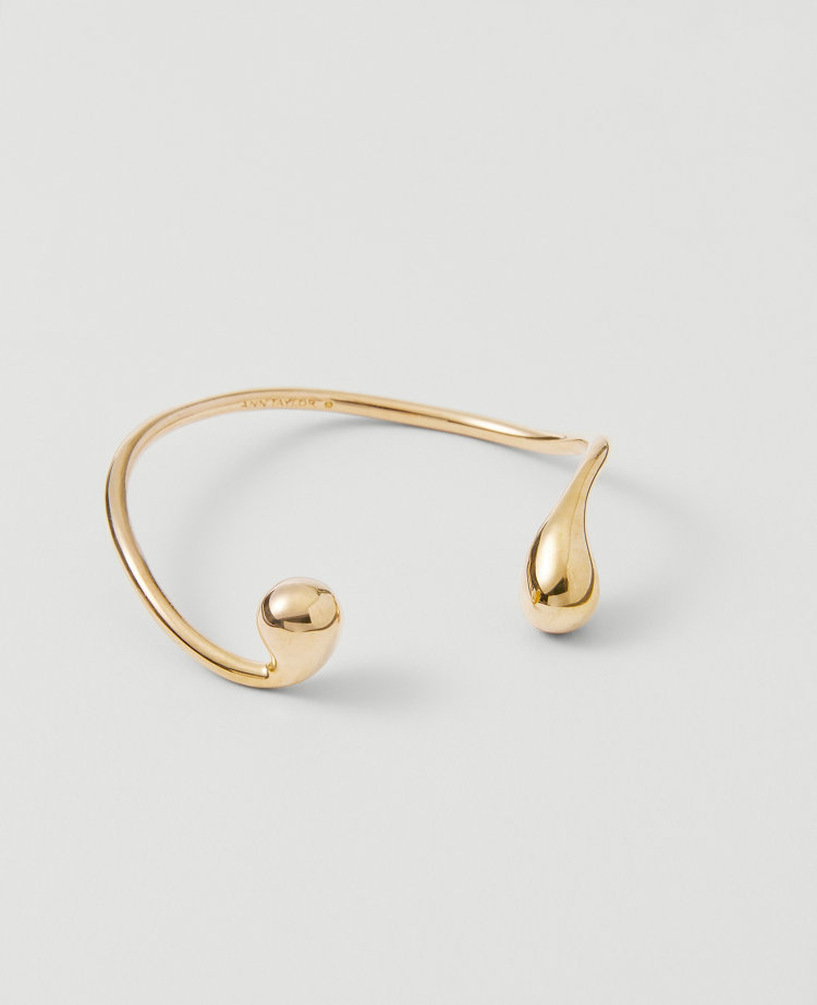 Swirl Metal Cuff Bracelet