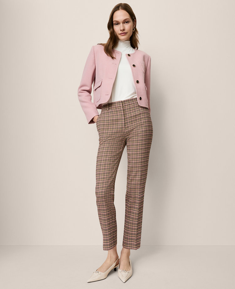 The Eva Ankle Pant in Houndstooth