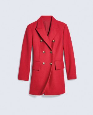 Fitted Double Breasted Coat