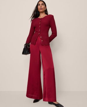 The Easy Palazzo Pant in Satin