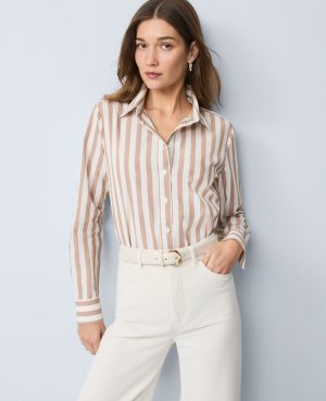 Weekend Collection Striped Relaxed Perfect Shirt