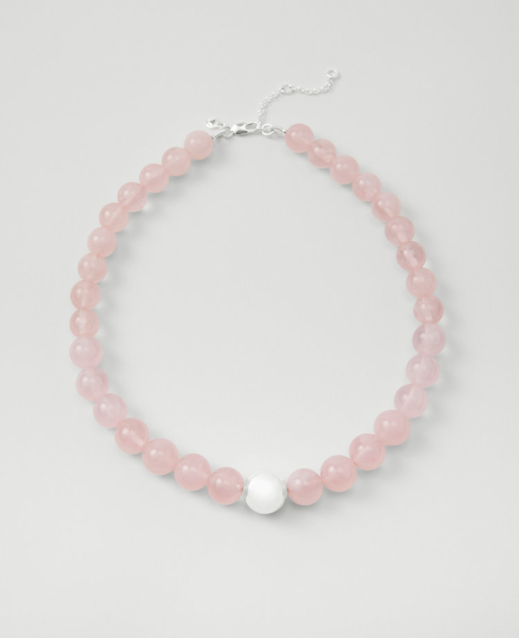 Stone Ball Statement Necklace