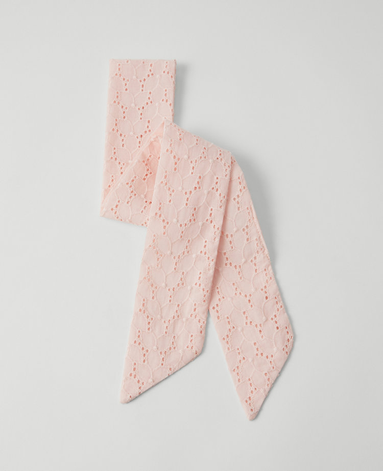 Eyelet Skinny Scarf
