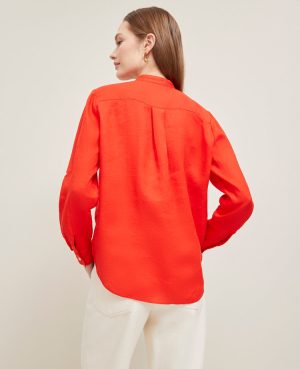 Petite Relaxed Linen Perfect Shirt