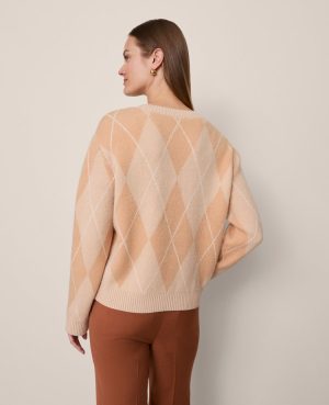Argyle Crew Neck Sweater