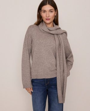 Weekend Collection Scarf Sweater