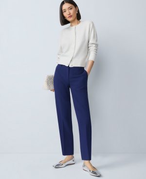 The Eva Ankle Pant in Doubleweave