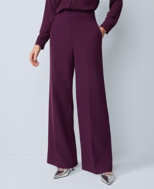 The Wide-Leg Pant in Fluid Crepe