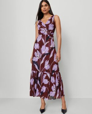 Floral Twist Maxi Dress