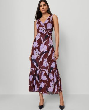 Floral Twist Maxi Dress