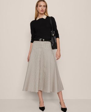 Houndstooth Full Skirt