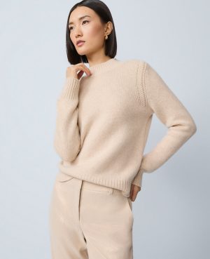 Cashmere Mock Neck Sweater