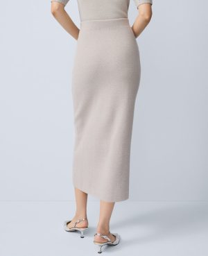 Embellished Sweater Skirt