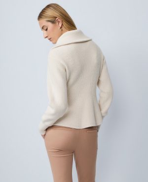 Weekend Collection Cable Sweater Jacket