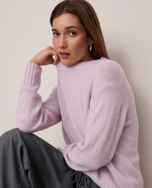 Petite Weekend Collection Cozy Crew Neck Sweater