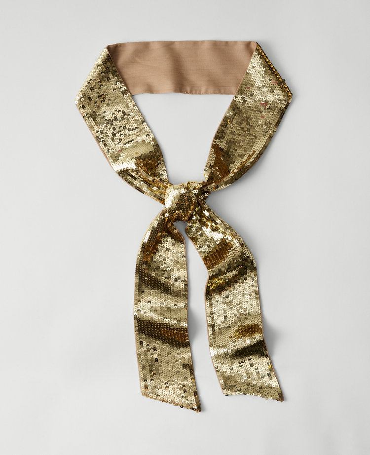 Skinny Sequin Scarf