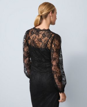 Scalloped Lace Top