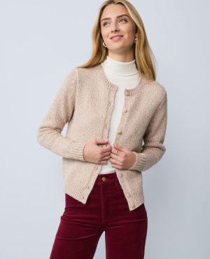 Petite Weekend Collection Shimmer Cardigan