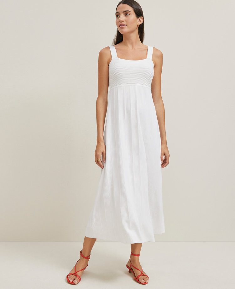 Petite Ribbed Midi Sweater Dress