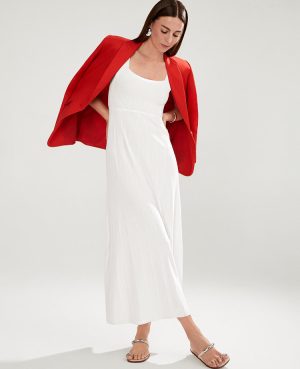 Petite Ribbed Midi Sweater Dress