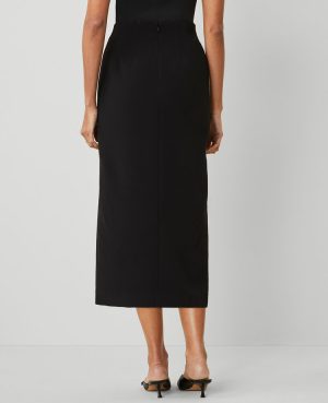 The Column Maxi Skirt in Fluid Crepe