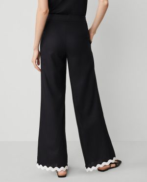 The Wide-Leg Pant in Linen Blend