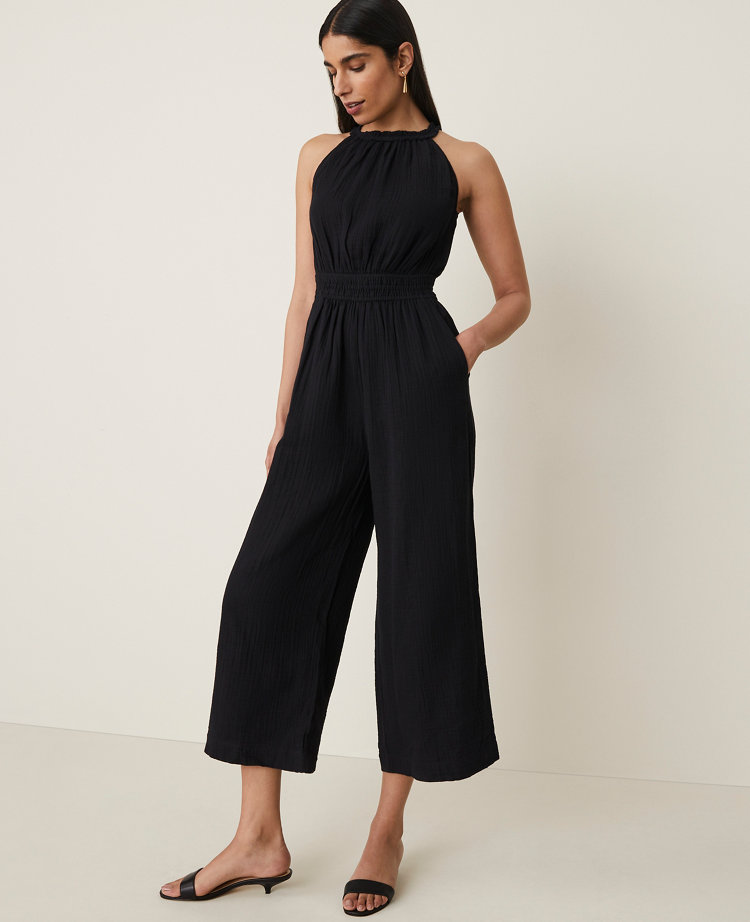 Petite Halter Jumpsuit