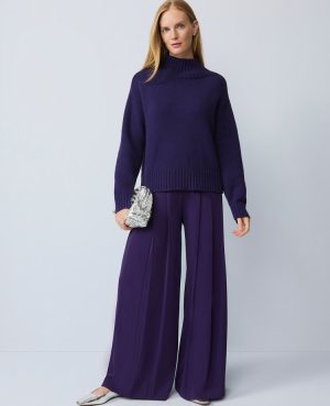 The Petite Triple Pleat Palazzo Pant
