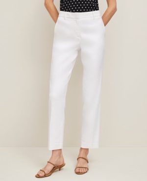 The Eva Ankle Pant in Linen Blend