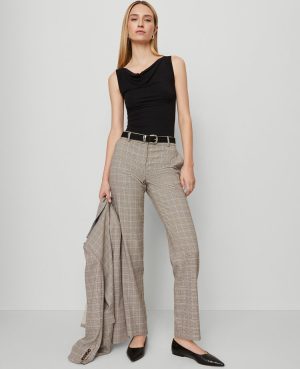 The Straight Pant in Plaid