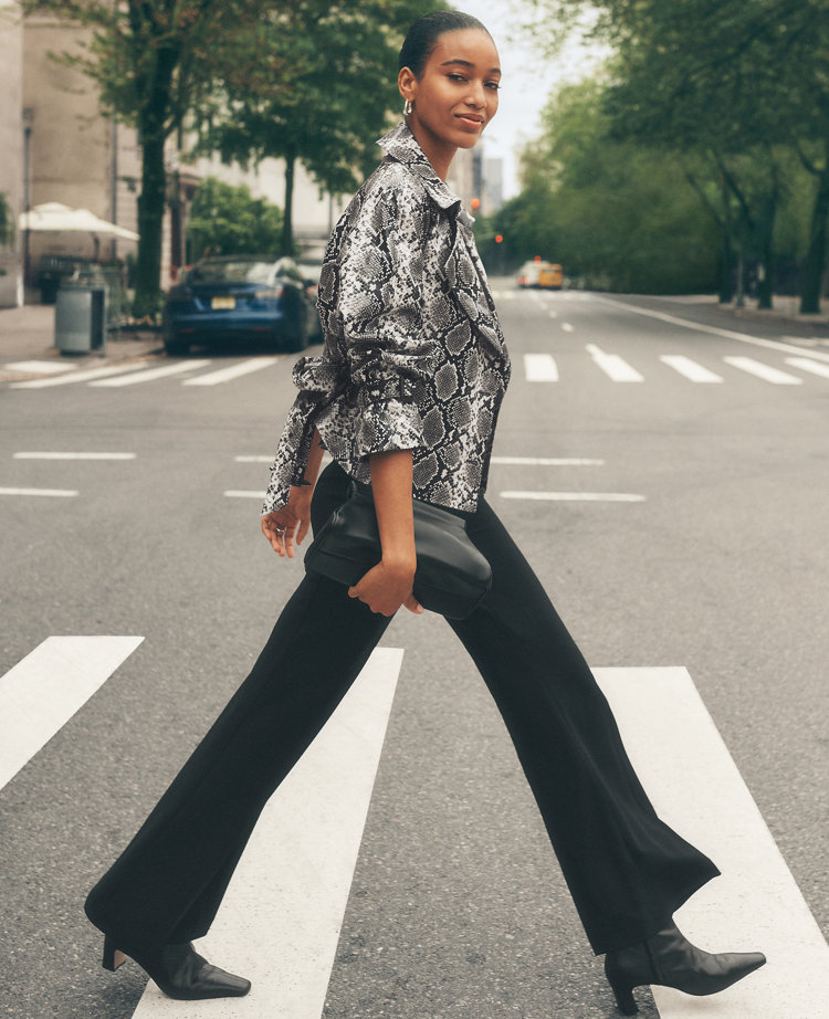 The Side-Zip Flare Pant