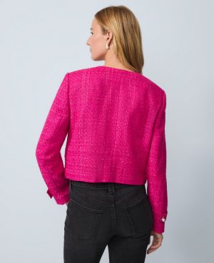 Petite Tweed Cropped Jacket